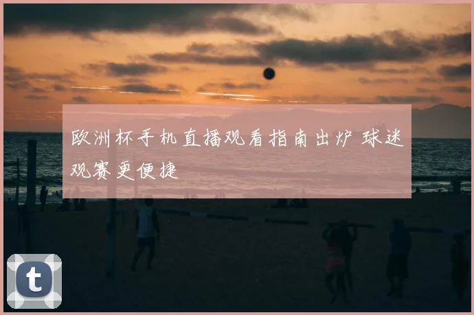 欧洲杯手机直播观看指南出炉 球迷观赛更便捷
